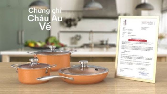 Bộ nồi Elmich sử dụng cho bếp từ Bosch