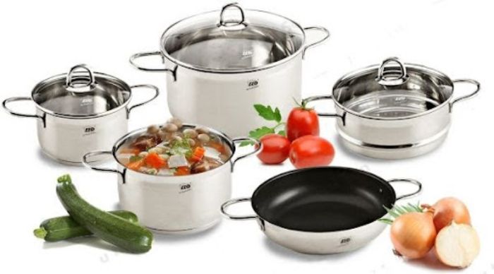 Bộ nồi Elo sử dụng cho bếp từ Bosch