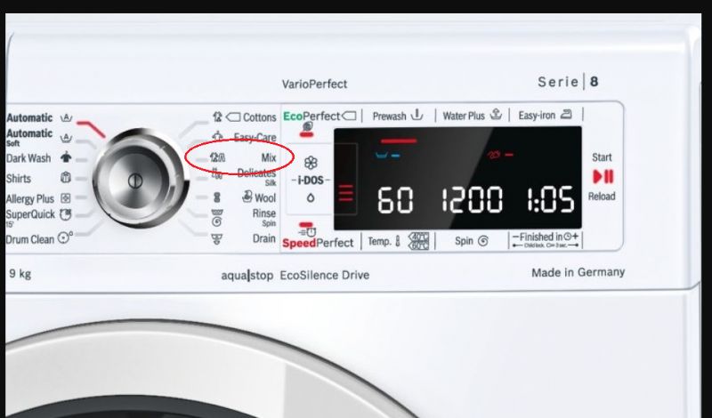 Máy giặt Bosch mang thiết kế sang trọng